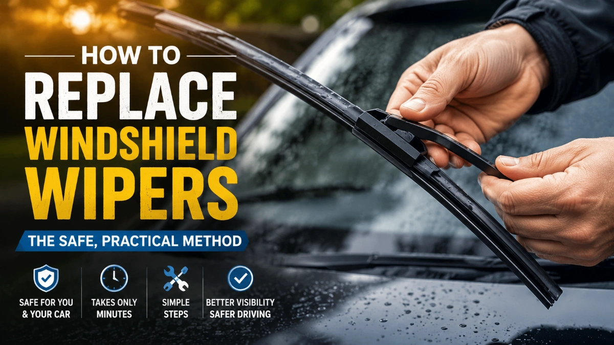 How to replace windshield wipers: The Safe, Practical Method