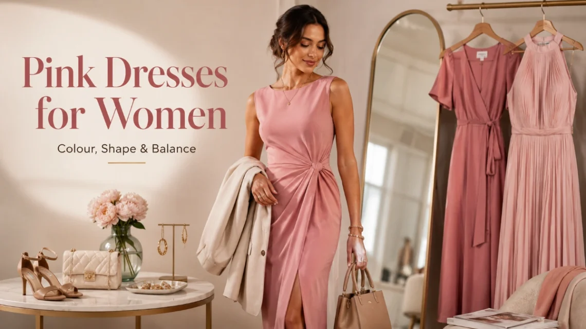 pink dresses for women: Build Outfits Around Colour, Shape and Balance