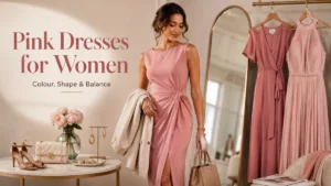 pink dresses for women: Build Outfits Around Colour, Shape and Balance