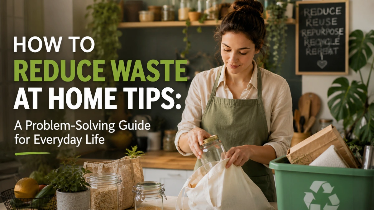 How to Reduce Waste at Home Tips: A Problem-Solving Guide for Everyday Life