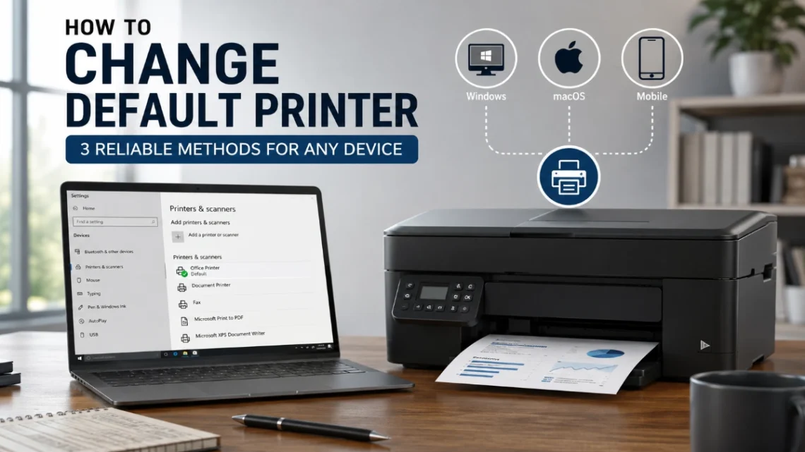 How to Change Default Printer : 3 Reliable Methods for Any Device