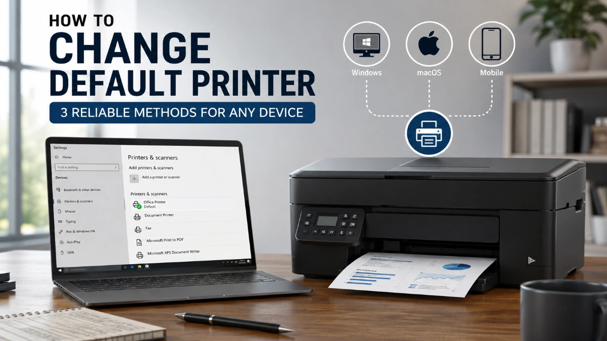 How to Change Default Printer : 3 Reliable Methods for Any Device