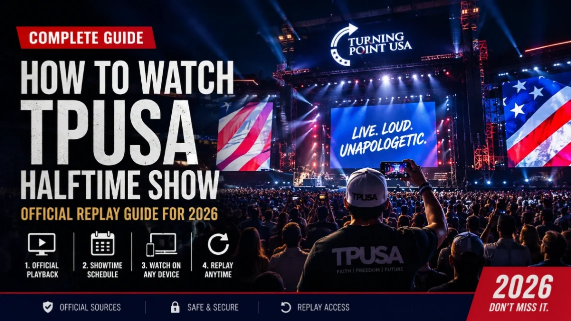 How to Watch TPUSA Halftime Show: Official Replay Guide for 2026