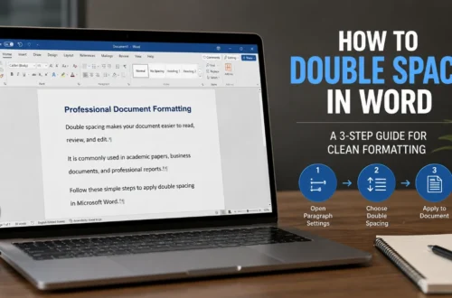 How to Double Space in Word: A 3-Step Guide for Clean Formatting