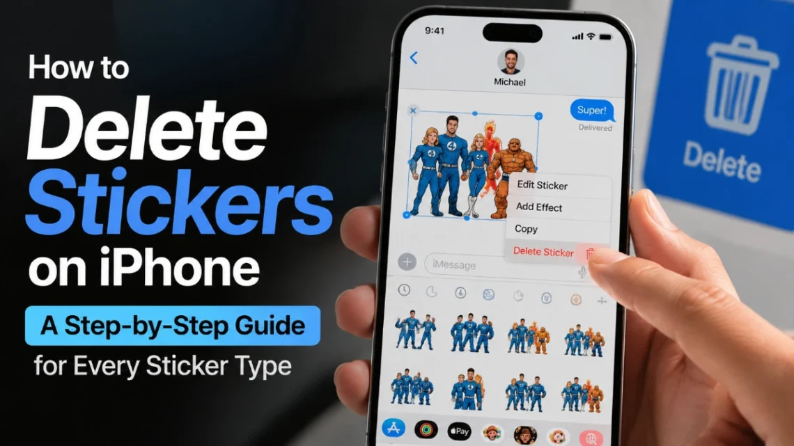 How to Delete Stickers on iPhone: A Step-by-Step Guide for Every Sticker Type